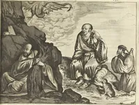 An illustration from Gedenkwaerdig bedryf der Nederlandsche Oost-Indische Maetschappye, op de kuste en in het keizerrijk van Taising of Sina : behelzende het tweede gezandschap aen den onder-koning Singlamong en veldheer Taising Lipoui, door Jan van Kampen en Konstantyn Nobel : vervolgt met een verhael van het voorgevallen des jaers zestien hondert drie en vier en zestig, op de kuste van Sina, en ontrent d'eilanden Tayowan, Formosa, Ay en Quemuy, onder't gezag van Balthasar Bort : en het derde gezandschap aen Konchy, Tartarsche keizer van Sina en Oost-Tartarye : onder beleit van zijne ed. Pieter van Hoorn : beneffens een beschryving van geheel Sina : verçiert doorgaens met verscheide kopere platen (1670)