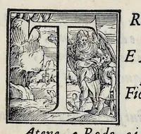 An illustration from Alcvne composizioni di diversi avtori in lode del ritratto della Sabina scolpito in marmo dall'eccellentissimo m. Giouanni Bologna, posto nella piazza del serenissimo gran duca di Toscana (1583)