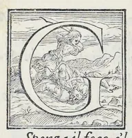 Picture 15 of 27 from Alcvne composizioni di diversi avtori in lode del ritratto della Sabina scolpito in marmo dall'eccellentissimo m. Giouanni Bologna, posto nella piazza del serenissimo gran duca di Toscana (1583), leaf 29