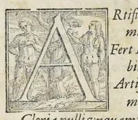 An illustration from Alcvne composizioni di diversi avtori in lode del ritratto della Sabina scolpito in marmo dall'eccellentissimo m. Giouanni Bologna, posto nella piazza del serenissimo gran duca di Toscana (1583)
