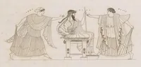An illustration from Choix de peintures de Pompéi : lithographiées en couleur (1867)