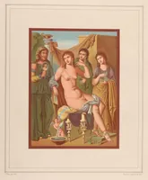 An illustration from Choix de peintures de Pompéi : lithographiées en couleur (1867)