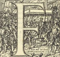 An illustration from Cremona fedelissima citta et nobilissima colonia de Romani : rappresentata in disegno col svo contado et illvstrata d'vna breve historia delle cose piv notabili appartenenti ad essa et de i ritratti natvrali de dvchi et dvchesse di Milano e compendio delle lor vite (1585)