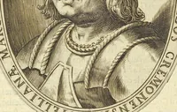 An illustration from Cremona fedelissima citta et nobilissima colonia de Romani : rappresentata in disegno col svo contado et illvstrata d'vna breve historia delle cose piv notabili appartenenti ad essa et de i ritratti natvrali de dvchi et dvchesse di Milano e compendio delle lor vite (1585)