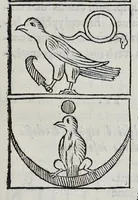 An illustration from Ad Alexandrum VII. Pont. Max. Obelisci Aegyptiaci : nuper inter Isaei Romani rudera effossi interpretatio hieroglyphica (1666)
