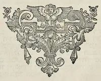 An illustration from Ad Alexandrum VII. Pont. Max. Obelisci Aegyptiaci : nuper inter Isaei Romani rudera effossi interpretatio hieroglyphica (1666)