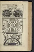 An illustration from Roma subterranea novissima : in qva post Antonivm Bosivm antesignanvm, Jo. Severanum congreg. oratorii presbyterum, et celebres alios scriptores : antiqvua Christianorum et praecipue martyrum cœmeteria, tituli, monimenta, epitaphia, inscriptiones ac nobiliora sanctorum sepulchra : sex libris distincta illustrantur et quamplurimæ res ecclesiasticæ iconibus graphice describuntur, ac multiplici tum sacra, tum profana eruditione declarantur : cum duplici indice, capitum & rerum locupletissimo : opera et studio (1659)