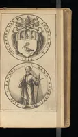 An illustration from Laurentii Banck Norcopensis Gothi, J.U.D. & profess. Frisii, Roma triumphans seu Actus inaugurationum & coronationum pontificum Romanorum & in spetie. Innocentii X. pont. max. brevis descriptio : cum omnibus triumphis & ceremoniis eidem actui additis. Accessit in fine appendix, de quarundam Roman. pontific. cerimoniarum origine. Cum triplici indice, capitum, rerum & verborum, ac Latino-Barbaro (1656)