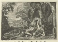 Picture 9 of 16 from Les Métamorphoses d'Ovide : en latin, traduites en françois, avec des remarques, et des explications historiques (1732), leaf 100