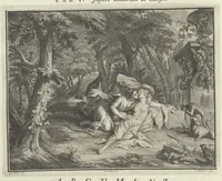 Picture 6 of 16 from Les Métamorphoses d'Ovide : en latin, traduites en françois, avec des remarques, et des explications historiques (1732), leaf 75