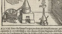 An illustration from Pirotechnia, li diece libri della pirotechnia : nelliquali si tratta non solo la diuersita delle minere, ma ancho quanto si ricerca alla prattica di effe : e di quanto s'appartiene all'arte della fusione ouer getto de metalli, e d'ogni altra cosa a questa somigliante (1550)