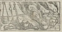 Picture 37 of 38 from Pirotechnia, li diece libri della pirotechnia : nelliquali si tratta non solo la diuersita delle minere, ma ancho quanto si ricerca alla prattica di effe : e di quanto s'appartiene all'arte della fusione ouer getto de metalli, e d'ogni altra cosa a questa somigliante (1550), leaf 342