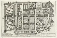 An illustration from Li giardini di Roma : con le loro piante alzate e vedvte in prospettiva (1670)