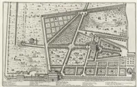 An illustration from Li giardini di Roma : con le loro piante alzate e vedvte in prospettiva (1670)