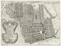 An illustration from Li giardini di Roma : con le loro piante alzate e vedvte in prospettiva (1670)