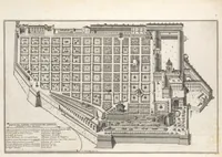 An illustration from Li giardini di Roma : con le loro piante alzate e vedvte in prospettiva (1683)