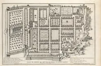An illustration from Li giardini di Roma : con le loro piante alzate e vedvte in prospettiva (1683)