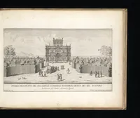 An illustration from Li giardini di Roma : con le loro piante alzate e vedvte in prospettiva (1683)