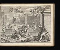 An illustration from Li giardini di Roma : con le loro piante alzate e vedvte in prospettiva (1683)