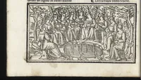 An illustration from Di Ovidio Le metamorphosi, cioe, Trasmutationi : tradotte dal latino diligentemente in uolgar uerso, con le sue allegorie, significatione & dichiaratione delle fabole in prosa (1533)