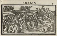 Picture 1 of 16 from Di Ovidio Le metamorphosi, cioe, Trasmutationi : tradotte dal latino diligentemente in uolgar uerso, con le sue allegorie, significatione & dichiaratione delle fabole in prosa (1533), leaf 12