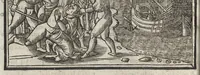 An illustration from Di Ovidio Le metamorphosi, cioe, Trasmutationi : tradotte dal latino diligentemente in uolgar uerso, con le sue allegorie, significatione & dichiaratione delle fabole in prosa (1533)