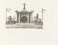 An illustration from Darstellung und Geschichte des Geschmacks der vorzüglichsten Völker in Beziehung auf die innere Auszierung der Zimmer und auf die Baukunst (1796)