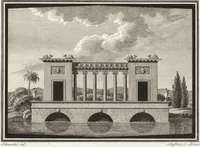 Picture 1 of 8 from Darstellung und Geschichte des Geschmacks der vorzüglichsten Völker in Beziehung auf die innere Auszierung der Zimmer und auf die Baukunst (1796), leaf 10