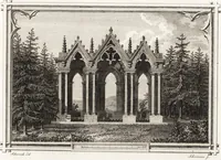 An illustration from Darstellung und Geschichte des Geschmacks der vorzüglichsten Völker in Beziehung auf die innere Auszierung der Zimmer und auf die Baukunst (1796)