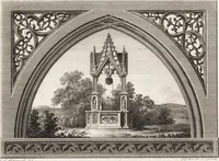 An illustration from Darstellung und Geschichte des Geschmacks der vorzüglichsten Völker in Beziehung auf die innere Auszierung der Zimmer und auf die Baukunst (1796)