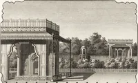 An illustration from Darstellung und Geschichte des Geschmacks der vorzüglichsten Völker in Beziehung auf die innere Auszierung der Zimmer und auf die Baukunst (1796)