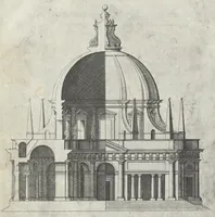 Picture 23 of 25 from Specvlvm Romanae magnificentiae : omnia fere qvaecvnq- in vrbe monvmenta extant partim ivxta antiqvam partim ivxta hodiernam formam accuratiss. delineata repraesentans : accesserunt non paucae tum antiquarum tum modernarum rerum urbis figurae nusquam antehac aeditae ... (1544), leaf 118