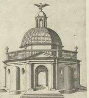 Picture 16 of 25 from Specvlvm Romanae magnificentiae : omnia fere qvaecvnq- in vrbe monvmenta extant partim ivxta antiqvam partim ivxta hodiernam formam accuratiss. delineata repraesentans : accesserunt non paucae tum antiquarum tum modernarum rerum urbis figurae nusquam antehac aeditae ... (1544), leaf 98