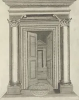 Picture 5 of 28 from Specvlvm Romanae magnificentiae : omnia fere qvaecvnq- in vrbe monvmenta extant partim ivxta antiqvam partim ivxta hodiernam formam accuratiss. delineata repraesentans : accesserunt non paucae tum antiquarum tum modernarum rerum urbis figurae nusquam antehac aeditae ... (1544), leaf 18