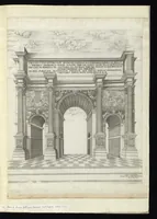 Picture 10 of 28 from Specvlvm Romanae magnificentiae : omnia fere qvaecvnq- in vrbe monvmenta extant partim ivxta antiqvam partim ivxta hodiernam formam accuratiss. delineata repraesentans : accesserunt non paucae tum antiquarum tum modernarum rerum urbis figurae nusquam antehac aeditae ... (1544), leaf 30