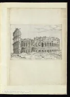Picture 12 of 28 from Specvlvm Romanae magnificentiae : omnia fere qvaecvnq- in vrbe monvmenta extant partim ivxta antiqvam partim ivxta hodiernam formam accuratiss. delineata repraesentans : accesserunt non paucae tum antiquarum tum modernarum rerum urbis figurae nusquam antehac aeditae ... (1544), leaf 36