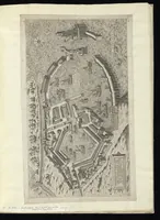 Picture 18 of 28 from Specvlvm Romanae magnificentiae : omnia fere qvaecvnq- in vrbe monvmenta extant partim ivxta antiqvam partim ivxta hodiernam formam accuratiss. delineata repraesentans : accesserunt non paucae tum antiquarum tum modernarum rerum urbis figurae nusquam antehac aeditae ... (1544), leaf 60