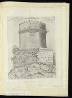 Picture 24 of 28 from Specvlvm Romanae magnificentiae : omnia fere qvaecvnq- in vrbe monvmenta extant partim ivxta antiqvam partim ivxta hodiernam formam accuratiss. delineata repraesentans : accesserunt non paucae tum antiquarum tum modernarum rerum urbis figurae nusquam antehac aeditae ... (1544), leaf 78
