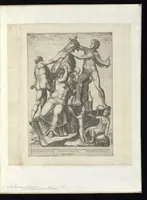 An illustration from Specvlvm Romanae magnificentiae : omnia fere qvaecvnq- in vrbe monvmenta extant partim ivxta antiqvam partim ivxta hodiernam formam accuratiss. delineata repraesentans : accesserunt non paucae tum antiquarum tum modernarum rerum urbis figurae nusquam antehac aeditae ... (1544)