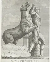 An illustration from Specvlvm Romanae magnificentiae : omnia fere qvaecvnq- in vrbe monvmenta extant partim ivxta antiqvam partim ivxta hodiernam formam accuratiss. delineata repraesentans : accesserunt non paucae tum antiquarum tum modernarum rerum urbis figurae nusquam antehac aeditae ... (1544)