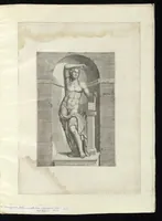 An illustration from Specvlvm Romanae magnificentiae : omnia fere qvaecvnq- in vrbe monvmenta extant partim ivxta antiqvam partim ivxta hodiernam formam accuratiss. delineata repraesentans : accesserunt non paucae tum antiquarum tum modernarum rerum urbis figurae nusquam antehac aeditae ... (1544)