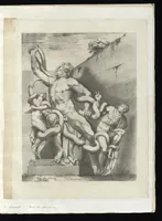 An illustration from Specvlvm Romanae magnificentiae : omnia fere qvaecvnq- in vrbe monvmenta extant partim ivxta antiqvam partim ivxta hodiernam formam accuratiss. delineata repraesentans : accesserunt non paucae tum antiquarum tum modernarum rerum urbis figurae nusquam antehac aeditae ... (1544)