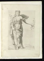 An illustration from Specvlvm Romanae magnificentiae : omnia fere qvaecvnq- in vrbe monvmenta extant partim ivxta antiqvam partim ivxta hodiernam formam accuratiss. delineata repraesentans : accesserunt non paucae tum antiquarum tum modernarum rerum urbis figurae nusquam antehac aeditae ... (1544)
