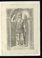 An illustration from Specvlvm Romanae magnificentiae : omnia fere qvaecvnq- in vrbe monvmenta extant partim ivxta antiqvam partim ivxta hodiernam formam accuratiss. delineata repraesentans : accesserunt non paucae tum antiquarum tum modernarum rerum urbis figurae nusquam antehac aeditae ... (1544)