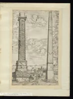 Picture 7 of 22 from Specvlvm Romanae magnificentiae : omnia fere qvaecvnq- in vrbe monvmenta extant partim ivxta antiqvam partim ivxta hodiernam formam accuratiss. delineata repraesentans : accesserunt non paucae tum antiquarum tum modernarum rerum urbis figurae nusquam antehac aeditae ... (1544), leaf 18