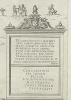 Picture 9 of 22 from Specvlvm Romanae magnificentiae : omnia fere qvaecvnq- in vrbe monvmenta extant partim ivxta antiqvam partim ivxta hodiernam formam accuratiss. delineata repraesentans : accesserunt non paucae tum antiquarum tum modernarum rerum urbis figurae nusquam antehac aeditae ... (1544), leaf 40
