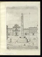 Picture 10 of 22 from Specvlvm Romanae magnificentiae : omnia fere qvaecvnq- in vrbe monvmenta extant partim ivxta antiqvam partim ivxta hodiernam formam accuratiss. delineata repraesentans : accesserunt non paucae tum antiquarum tum modernarum rerum urbis figurae nusquam antehac aeditae ... (1544), leaf 46