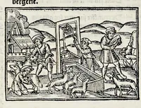 Picture 15 of 51 from Les oeuures de Virgile : translatees de latin en francoys, et nouuellement imprimees, veues et corrigees oultre les precedentes impressions : avec les histoires mises [et] posees chascune en son lieu, ainsi que lon pourra veoir dedans le liure, lesquelles sont moult recreatiues (1540), leaf 127