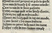 An illustration from Les oeuures de Virgile : translatees de latin en francoys, et nouuellement imprimees, veues et corrigees oultre les precedentes impressions : avec les histoires mises [et] posees chascune en son lieu, ainsi que lon pourra veoir dedans le liure, lesquelles sont moult recreatiues (1540)