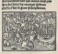 Picture 22 of 51 from Les oeuures de Virgile : translatees de latin en francoys, et nouuellement imprimees, veues et corrigees oultre les precedentes impressions : avec les histoires mises [et] posees chascune en son lieu, ainsi que lon pourra veoir dedans le liure, lesquelles sont moult recreatiues (1540), leaf 202